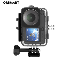 Waterproof Case for DJI Osmo Action 6, Vertical & Horizontal Mount Housing with Cold Shoe, 45M Underwater Dive Shell