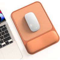 Mouse Pad With Wrist Rest, Wrist Support Pad and non-Slip Silicone Base for Computer Office/Gaming Mouse Pads.