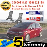 New 3000023127 300023128 For Citroen C4 Picasso 2 PCS Sunroof Sunshade Bracket Buckle Slider Metal Car Accessories