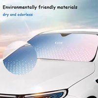 3 Colors Double Bubble Aluminum Foil Car Sunshade Front Car Seat Rear Windscreen Curtain Heat Insulation Sun Protector Accessory