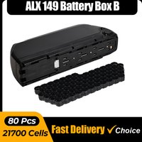 ChamRider ALX149 B Battery Box Polly B Battery Case 36V/48V/52V for 21700 Ebike Downtube 10S8P 13S6P Ebike Accessories 80Pcs Max