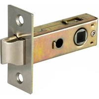 30mm35mm40mm45mm Flat Tongue Lock Mortice Tubular Latch Stainess Steel Internal Door Bolt Facility Sprung Catch For Toilet