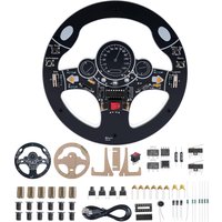 Car Steering Wheel DIY Soldering Kit Interactive Driving Simulator Electronics Project STEM PCB Practice for Teens Adults