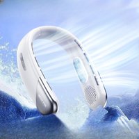 Lazy Portable Small Fan Hanging Neck Fan USB Charging Student Office Sports Learless Silent Summer Hanging Neck Fan Outdoor