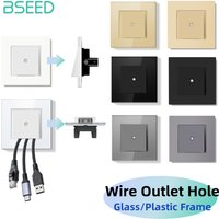 Bseed E Seires Wall Wire Outlet Hole Decor Cover Outlet Cable Protector Plug Cover Cable Organizer Storage Home Improvement