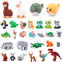Large Big Building Blocks Animal Scene Assembly Accessories Compatible With Duplo LG Hot New Products Children Baby Gift Diy Toy