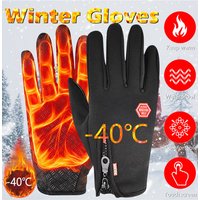 AliExpress NONE Warm Men Women Gloves Autumn Winter Cycling Hiking Water-Repellent Gloves Touchscreen Anti-Slip Sport Windproof Motorcycle Glove