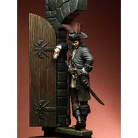 1/24 Scale Resin Figure Model Kit Ancient Pirate Ship Captain Hobby Diorama Miniature Statue Unassembled Unpainted Free Shipping