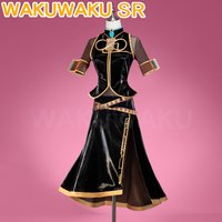 Megurinee Lukaa Cosplay Costume Game Cosplay WakuWaku-SR Women Dress Halloween Costume Lukaa Cosplay Dress