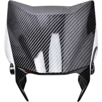 AliExpress WUNIU Front Fender for Surron Ultra Bee Carbon Fiber Headlight Cover Water Transfer Hand Guard E-bike for SURRON Mudguard Motorcycles