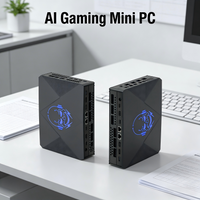 Super AI Gaming Mini Computer Core I9-14900HX 12900H RTX4060 8G 2x2.5G Lan 3xHD Displays Business Gamer Home Office Desktop PC