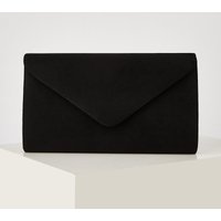 Women's Evening Bag, Black Faux Suede, Fashionable Evening Dress Clutch, Solid Color, Simple, High-End, Business, Commuting, Dating, Makeup Bag, Lightweight Crossbody Bag, Business Commuting, Wedding,