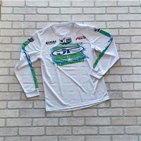 AliExpress 2026 Kawasaki Vintage Racing MX Jersey New Kawasaki Racing Team Jersey Long Sleeved Oversized Motocross Shirt Men's Cycling Suit