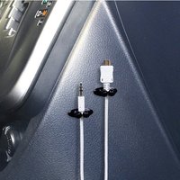 8Pcs Car Wire Cable Holder Multifunctional Tie Clip Fixer Organizer Car Charger Line Clasp High Quality Headphone Cable Clip