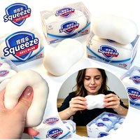 Soft Soap shaped Squishy Soap Stress Ball Fidget Toy Crunchy Squeeze Ball ASMR Anti Stress Decompression Toys for Adults
