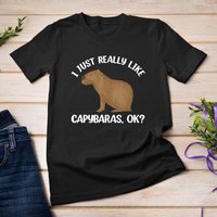 Funny Capybara for Men Women T shirt Rodent Capybara Enthusiast Unisex T-shirt Cute Graphic Printed Summer Short Sleeve