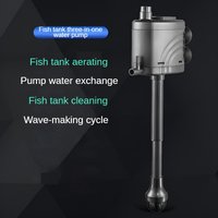 Fish tank submersible pump/3-in-1 aerator pump/silent filtration equipment circulating water pump miniature aquarium filter