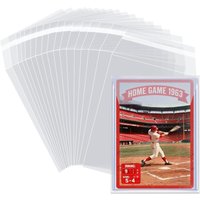 100PCS 35PT-100PT Top Hard Plastic Card Sleeves Protective Sleeve Resealable Team Bags Trading Game Photo Cards Protector Holder