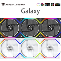 Jungle Leopard Galaxy Prism XH Flowing Running Lights PC Case Fan Splicing fan ARGB chassis fan 12CM cooling fan 5V3 pin PWM