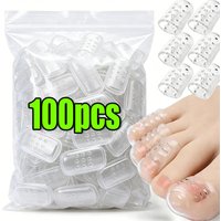 Transparent Toe Protector Breathable Anti-Friction Foot Care Tool Prevents Blisters Finger Caps Elasticity Silicone Toe Covers