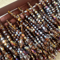 50cm Long Crystal Tassels Beaded Lace Trim Tassel Lace Decoration Shoes Ornaments AB Colored Coffee Hanging Bead Curtain