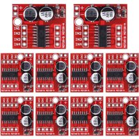 4/10pcs MX1508 DC Motor Driver Module 2V-10V 1.5A 2-Way Reversing PWM Speed Dual H Bridge Stepper Motor Driver Board L298N