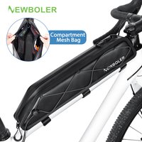 NEWBOLER Bike Bag Portable Frame Front Tube Cycling Bag MTB Road Bicycle Pannier Bag Large Capacity Ultralight Cycling Bag