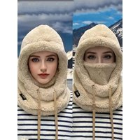 AliExpress NONE Warm Thermal Windproof Balaclava Ski Hood Motorcycle Face Cover Polar Fleece Adjustable Cycling Neck Cover Full Face Mask Winter