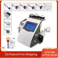 40KHZ Cavitation Ultrasonic KIM8 RF Fat Blasting Machine Grease Suction EMS Micro-current Massage Shaping RF Skin Care