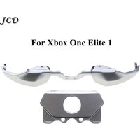 JCD Replacement Silver LB RB Trigger Bumper Button For XBOX One Elite Style 3.5mm Controller Middle Bar Holder Key Accessories