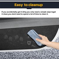 Car Door Anti-Kick Mat for Mini Cooper S F66 2024 2025 Suede Leather Sticker Soil-Proof Children's Kick Pad Accessories