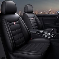 Car seat cover, full package pu leather, four seasons universal, wear-resistant,2-Piece Front Set