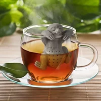 1pc Bradypod Tea Infuser Reusable Cute Loose Tea Strainer Filter Diffuser Silicone Kitchen Tools Gadgets
