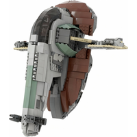 865pcs MOC Slave 1 Upgrade Star Battle Model Building Blocks Construction Toy Christmas Gifts DIY Creative Idea Education Brick