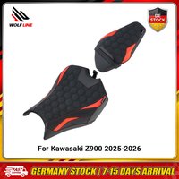 WOLFLINE Fahrer- und Beifahrersitz-Set für Kawasaki Z900 2025-2026, Fahrersitzkissen, Beifahrersitzpolster, nur für Zweipersonenfahrten geeignet, passend für eine Körpergröße von 810 mm.