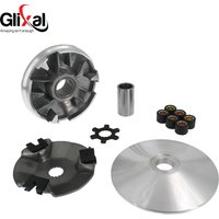 Glixal Variator Kit with 5g Roller Weights for Jog 90, 4DM, Vino 90, Minarelli 2-Stroke 1PE50QMF Scooter Moped (15 Splines)