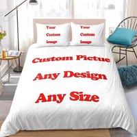 Cartoon Themed Custom-Sized Bedding Set Cute Patterned Duvet Cover Perfect Gift for Teenagers And Children