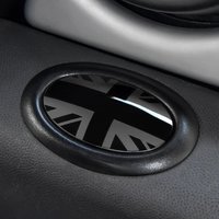 Car Styling Co-pilot Glove Box Switch Panel Button Decoration Sticker Trim For Mini Cooper R55 R56 R57 R58 R59 Auto Accessories