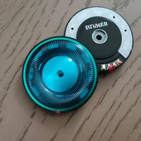 ELFINEAR Azure Drive 50mm High Value N52 Driver 32Ω 120dB for DIY Headphone Mod, Includes Free Stainless Steel Grilles