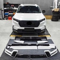 For Honda CRV Modified Front Rear Lip Side Skirt Tail Wing Assembly ABS Body Kit Auto Accessories