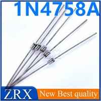 5Pcs/Lot New Original 1n4758a Zener Diode 1W DO 56 V-41 Integrated circuit Triode In Stock In Stock