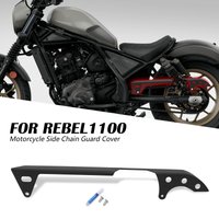 Motorcycle Chain Protection Cover Sprocket Frame Guard Protector For Rebel 1100 ABS DCT 2021-2025 2026 Rebel1100 DCT SE 1100T