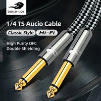 3/5/10M Guitar Cable, Noise-Reducing Model 6.35mm to 6.35mm Plugs For Guitar Amplifiers Guitar Accessories