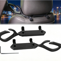 1 Set of Car Seatbelt Adjusters with Hooks, Car Seatbelt Organizer, Universal Vehicle Seat Hooks, Car Rear Seat Hooks, Seatbelt Hooks