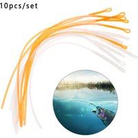 10pcs/Set Fly Fishing Braided Line Loop Connector Leader Loops 50LB 30 LB 20 LB Fishing Lines