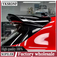 For focus ST Line hatchback sports spoiler extension cap tail ABS texture bright black special vehicle supplies 2019 2021 2022