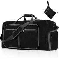 Travel Duffle Bag for Men 65L Foldable Outdoor Travel Duffel Bag with Shoes Compartment Overnight Bag for Men Women Handbag