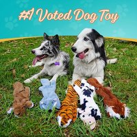 Animal Shaped Plush Toys For Dogs Grind Teeth Interactive Training Toys For Dogs Unfilled Sound Resistant Bite Resistant Pet Toy