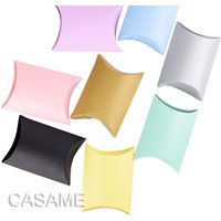 50 stücke Favor candy Box tasche Neue handwerk papier Kissen Form Hochzeit Favor Geschenk Boxen pie Party Box taschen eco freundliche kraft förderung