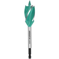 GREENERY 10-35mm Wood Auger Drill Bit Four Flutes Hex Handle Twist Bit for Wood Drilling Hole Making Carpenter Woodworking Tool